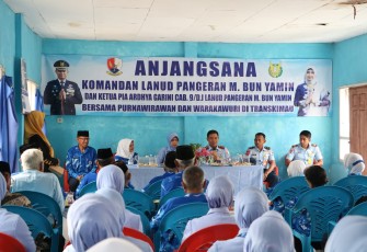 Danlanud BNY Pererat Silaturahmi dengan Purnawirawan dan Warakawuri