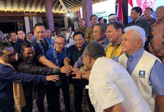 Pertemuan SBY, AHY dan Prabowo