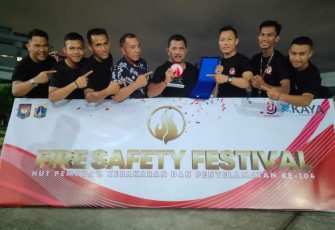Damkar Kota Bengkulu Raih Juara Pada Kompetisi National Firefighter Skill Competition