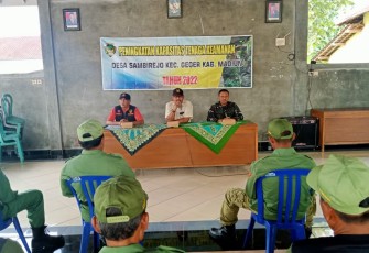 Pelatihan linmas desa binaan