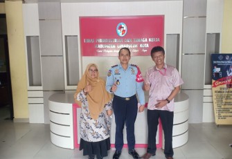 Kalapas Suliki, Kamesworo menggandeng Dinas Perindustrian dan Tenaga Kerja dalam kegiatan pembinaan kemandirian bagi warga binaan di Lapas.