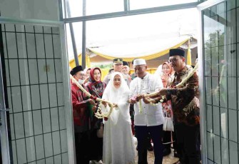 Peresmian gedung BLKK yayasan Jabal Nur Pati