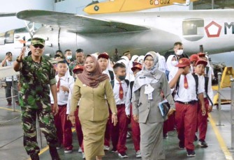 Kamuspusdirla Kolonel Sus Yuto Nugroho memaparkan koleksi museum