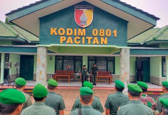 Apel Prajurit Kodim Pacitan 