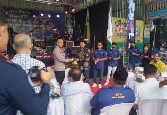 Peringatan hari pers nasional di Pati berlangsung sederhana dan penuh kekeluargaan 