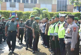 Danrem 073/Mkt pimpin Apel Gelar Pasukan Kunjungan Presiden RI