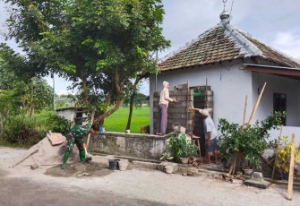 Pembangunan sarana wudhu Musala desa binaan 