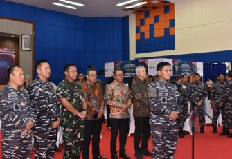 Kasal Laksamana TNI Muhammad Ali saat memberikan keterangan pers 