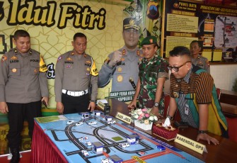 Pengecekan pos pam lebaran di wilayah Salatiga