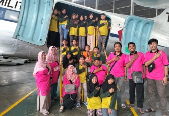 Kunjungan siswa Madrasah Ibtidaiyah Muhammadiyah di Muspusdirla 
