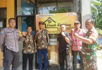 Siskamling warga wilayah desa binaan 
