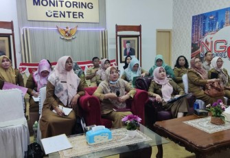  TPPS Kota Bengkulu Mengikuti Assessment Tim Penilaian Kinerja Penurunan Stunting Tahun 2022 Secara Virtual 