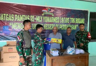 Baksos kesehatan diwilayah desa binaan perbatasan 