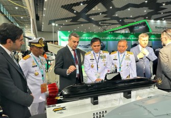 Kasal Laksamana TNI Muhammad Ali di LIMA Exhibition 2023 Langkawi Malaysia 