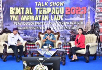 Talkshow pembinaan mental terpadu di Mako Lanal Denpasar 