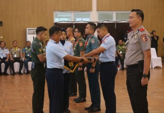 Danseskoau Marsda TNI Kusworo saat membuka PKB Kejuangan TA 2023  