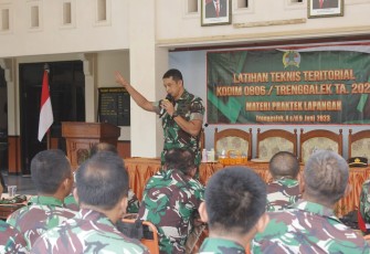 Dandim 0806/Trenggalek Letkol Kav Peddy Adi Prasetyo 