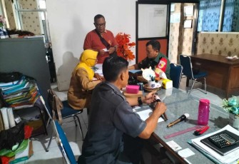 Puldata di kantor desa binaan 