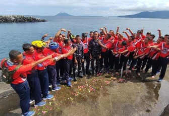 Penutupan Orientasi Lanudal Manado, Senin (10/7)