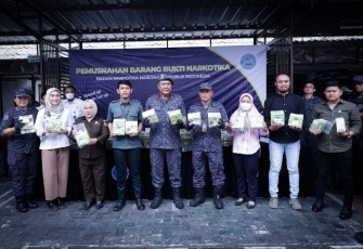 Pemusnahan barang bukti narkoba 