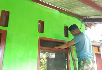 Pengecekan RTLH program TMMD Kodim 0803/Madiun, Sabtu (5/8)