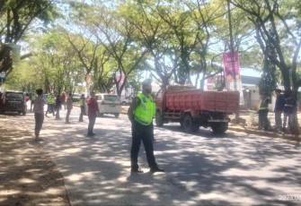 Razia pajak kendaraan di wilayah hukum Polres Gowa, Rabu (9/8)