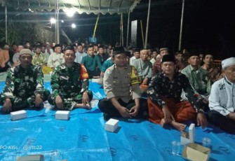 Pengajian dan doa bersama di wilayah desa binaan, Sabtu (12/8)