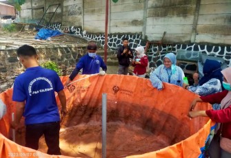 Pelatihan budidaya ikan lele warga binaan lapas Cilegon, Kamis (7/9)