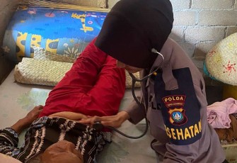 Bakti kesehatan warga pulau Rempang, Provinsi Kepri, Kamis (21/9)