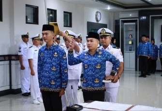 Sumpah jabatan PNS Koarmada III di Pacific Room, Rabu (20/9)