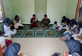 Pengajian Rutin Jum'at Legi Koramil 01 Kota Jombang, Jum'at (22/9)