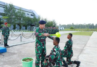 Tradisi penerimaan 206 Prajurit Muda Koarmada III, Rabu (27/9)