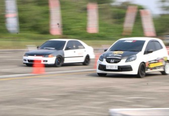 Kejuaraan Drag Race Piala Tri Matra 2023 di Lanud Sutan Sjahrir Padang, Minggu (1/10)