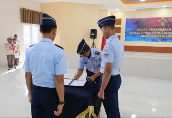 Penyerahan Jabatan Kadisdalkual Depohar 10