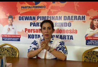 Ketua DPD Partai Perindo Kota Surakarta Milia Jatmiati
