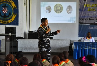 Pembekalan peserta Pelantara IX di Lanal Biak
