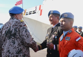 Satgas MTF TNI KONGA XXVIII-N/ UNIFIL Raih Medali Kehormatan  PBB