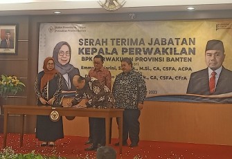 Sertijab Kepala BPK Perwakilan Banten