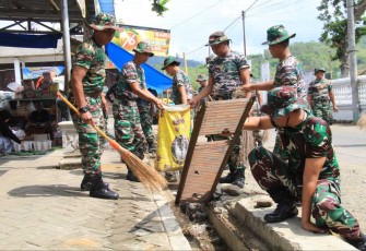 Jum'at bersih Kodim Trenggalek 