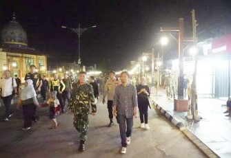Suasana Jalan Panglima Sudirman Madiun
