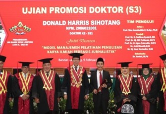 Ujian Terbuka Disertasi Doktor Nonmuslim pertama UIN Raden Intan Lampung