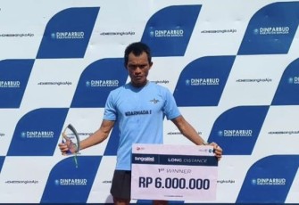 Kopda Hari Rohman raih medali emas event Sungailiat Triathlon 2023
