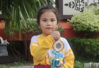 Askana Shaki dari TK Hang Tuah Perwakilan Dumai 