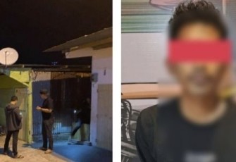 Pelaku beserta barang bukti di amankan Polres Pinrang