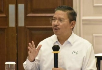 Kepala Balitbang-Diklat Kemenag Amin Suyitno saat memberikan keterangan pers di Jakarta, Selasa (15/8)