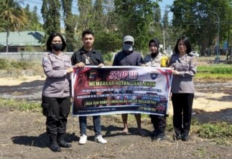 Sosialisasi Stop Membakar Hutan dan Lahan di Kota Kupang, Jum'at (1/9)