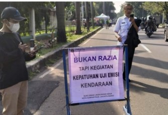 Ilustrasi Uji Emisi Kendaraan 