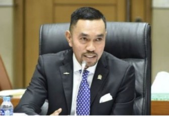 Wakil ketua komisi III DPR RI Ahmad Sahroni politikus partai NasDem