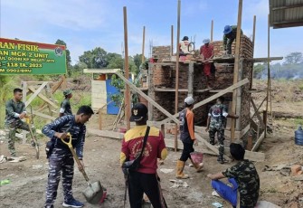 MCK Madrasah Al-Qodri Ishlahul Ummah di lokasi TMMD 