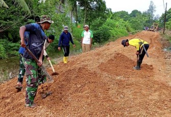 Pengerjaan sasaran fisik TMMD ke 118 Kodim Berau 